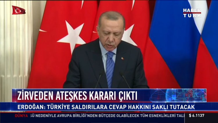 Zirveden ateşkes kararı çıktı