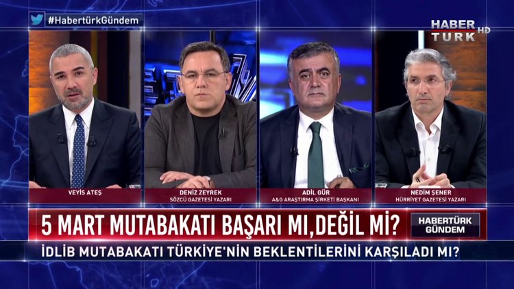 Habertürk Gündem - 8 Mart 2020 (İdlib Mutabakatı Türkiye'nin beklentilerini karşıladı mı?)