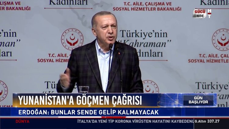 Yunanistan'a göçmen çağrısı