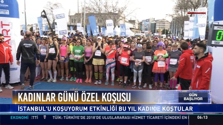 Kadınlar İstanbul'u koştu