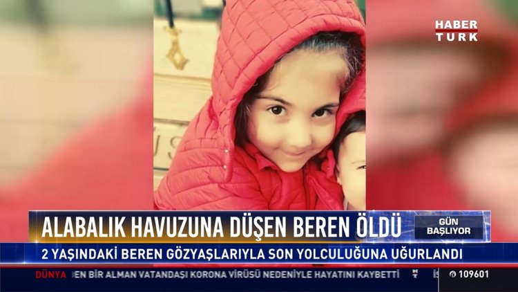 Alabalık havuzuna düşen Beren öldü