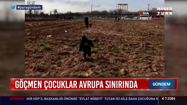 Göçmen çocuklar Avrupa sınırında