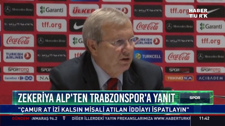 Zekeriya Alp'ten Trabzonspor'a yanıt