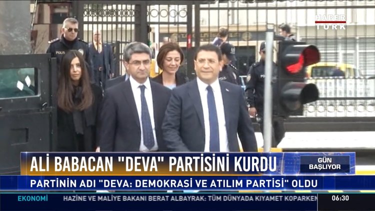 Ali Babacan "DEVA" Partisini kurdu