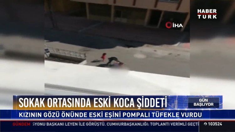 Sokak oratsında eski koca dehşeti