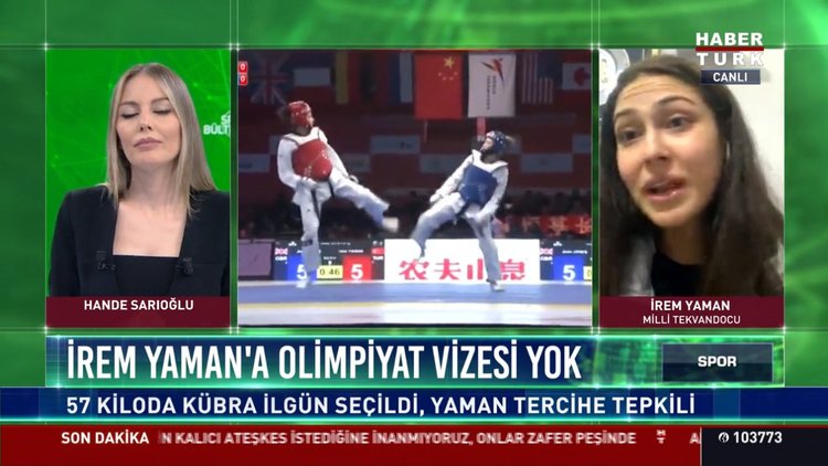 İrem Yaman'a olimpiyat vizesi yok