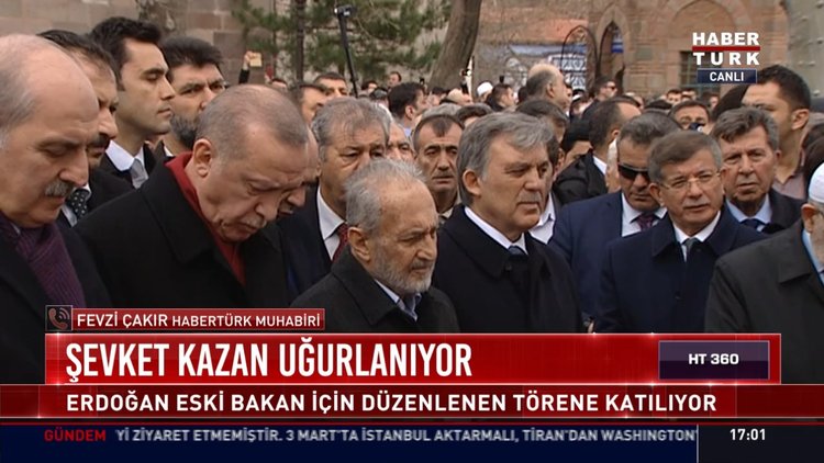 Şevket Kazan uğurlanıyor