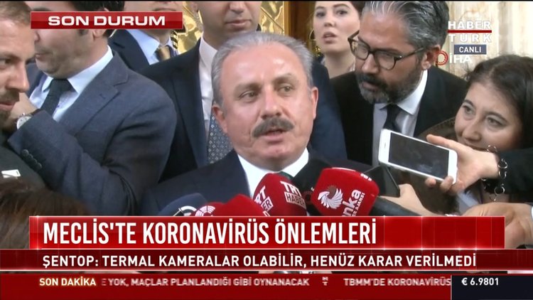 Meclis'te koronavirüs önlemleri