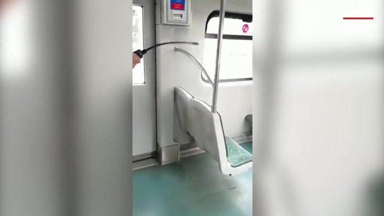 Trenler dezenfekte ediliyor