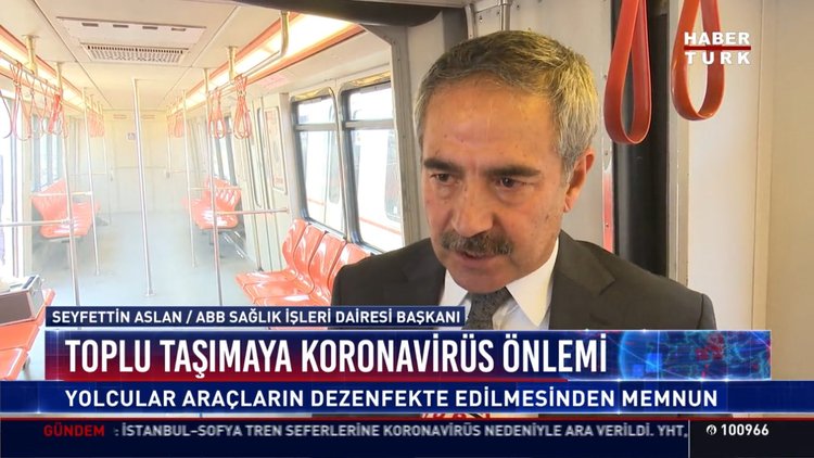 Toplu taşımaya koronavirüs önlemi