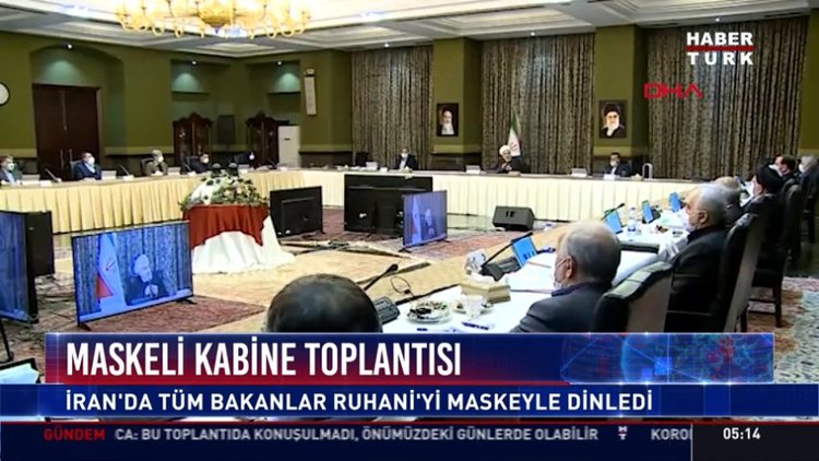 Maskeli Kabine toplantısı