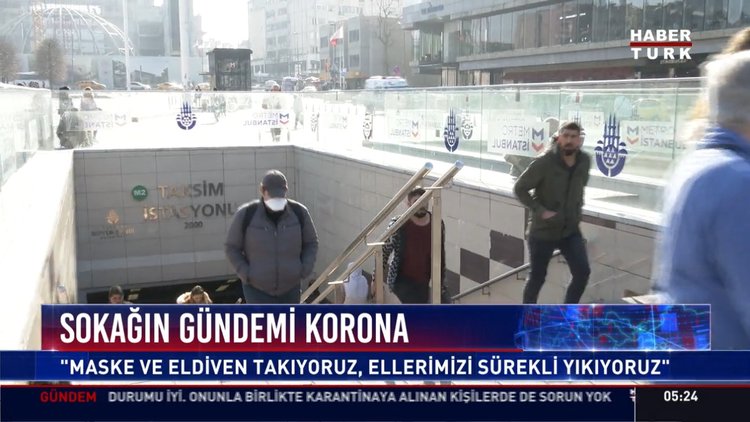 İstanbul'da korona endişesi