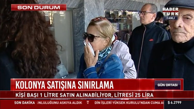 İzmir'de kolonya satışına sınırlama
