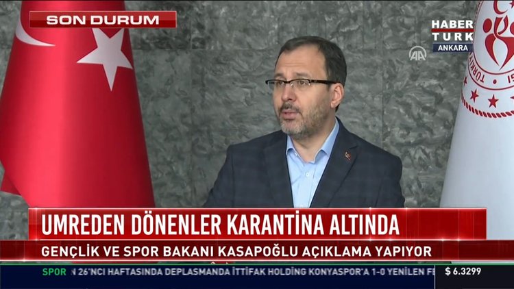 Gençlik ve Spor Bakanı Kasapoğlu açıklamalarda bulundu