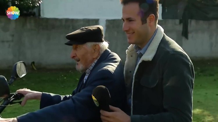 110 yaşındaki Mehmet Dede'nin atv eğlencesi!