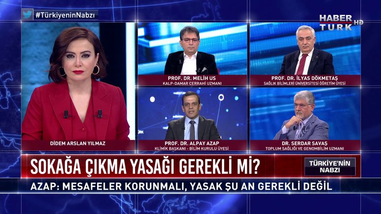 Türkiye'nin Nabzı - 16 Mart 2020 (Koronavirüsün yayılma hızı ne, sokağa çıkma yasağı gerekli mi?)