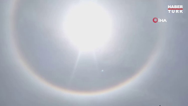 Bangladeş'te ilginç güneş manzarası herkesi şaşırttı