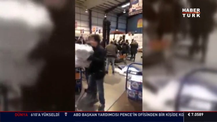 Londra'da tuvalet kağıdı izdihamı