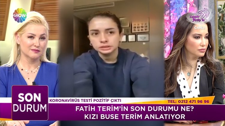 Buse Terim, Fatih Terim'in sağlık durumunu anlattı!