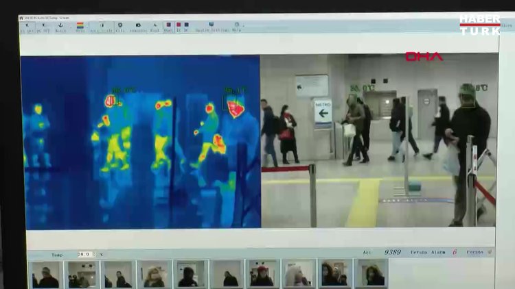 MARMARAY İSTASYONLARINA TERMAL KAMERALAR KURULDU