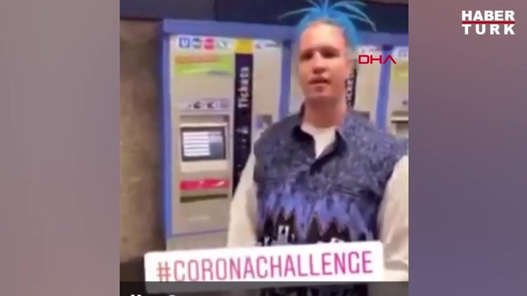 Alman rapçi sokaktaki objeleri yaladı, gözaltına alındı