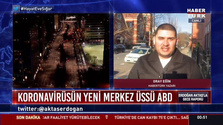 Koronavirüsün yeni merkez üssü ABD