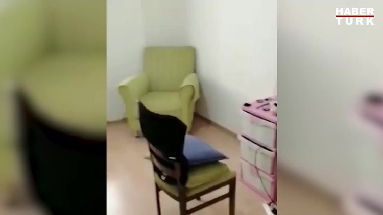 Evi kuaför dükkânına çevirmiş!