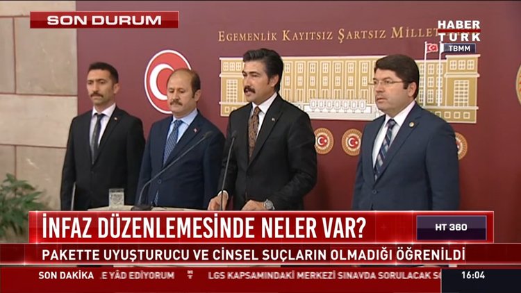 SON DAKİKA: İnfaz düzenlemesinin ayrıntıları açıklandı