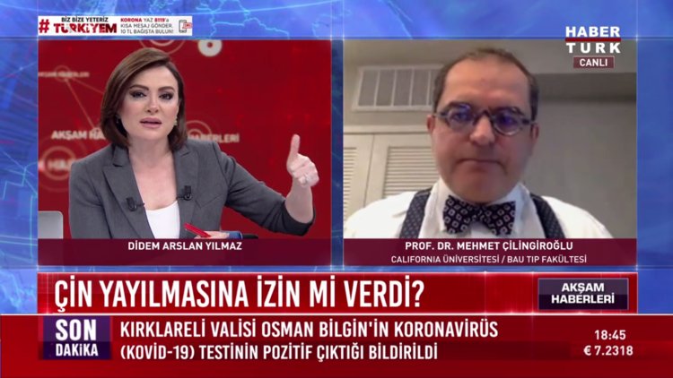 Dünyanın Koronavirüsle imtihanı - California Üniversitesi Prof. Dr. Mehmet Çilingiroğlu