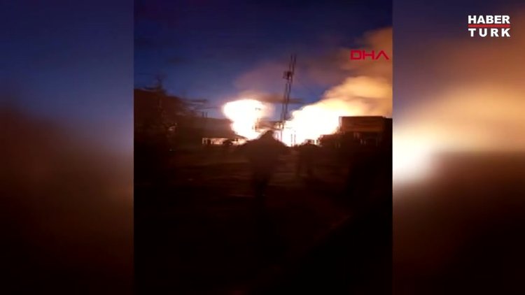 Gürbulak Sınır Kapısı'nda doğal gaz boru hattında patlama