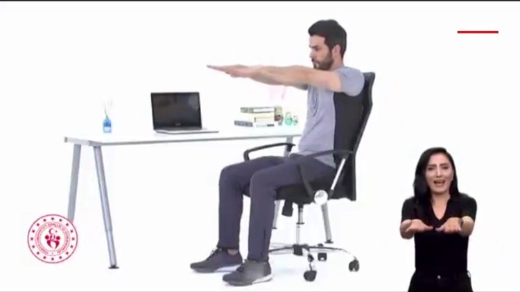 Gençlik ve Spor Bakanlığı evde çalışanların yapabileceği spor egzersizlerini anlatan video paylaştı