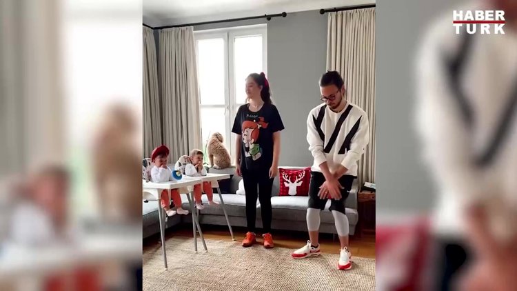 Pelin Akil ile Anıl Altan'dan 'korona' dansı