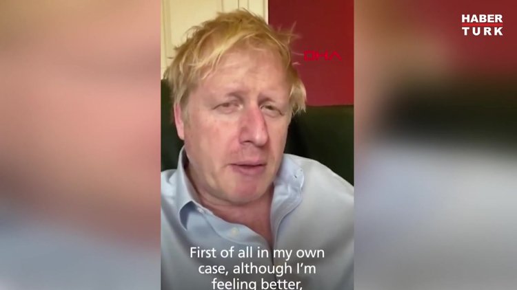 Karantinadaki İngiltere Başbakanı'ndan mesaj!