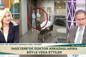 İngiltere'de doktor arkadaşlarına böyle veda ettiler!