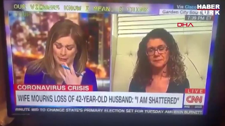 Canlı yayında koronavirüs röportajı böyle ağlattı