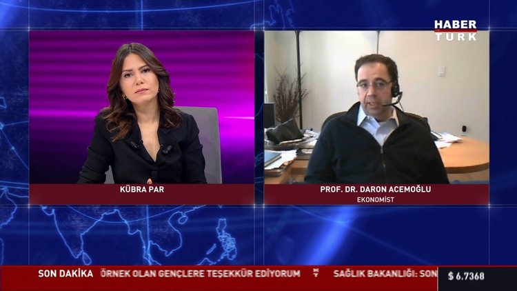 Prof. Dr. Daron Acemoğlu Açık ve Net'te soruları yanıtladı