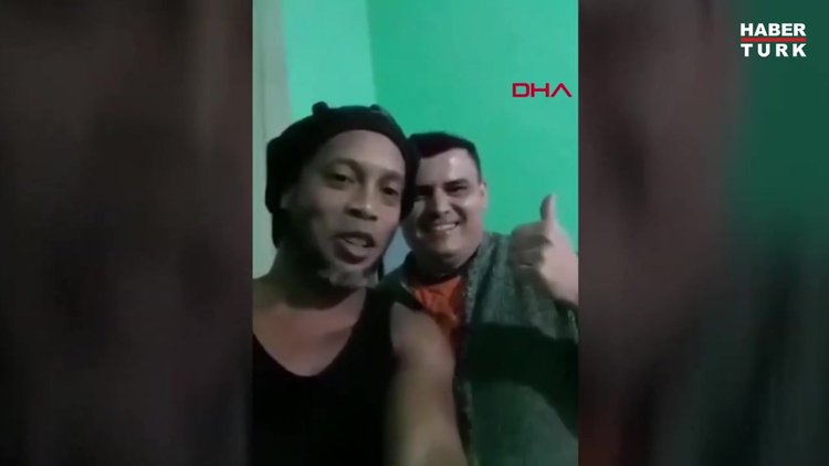Ronaldinho'dan haber var Hapishaneden ailesine videolu mesaj