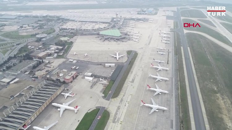 Atatürk Havalimanı'nın geçen hafta çekilen görüntüleri