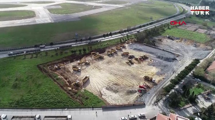 Atatürk Havalimanı'nda hastane çalışmaları başladı