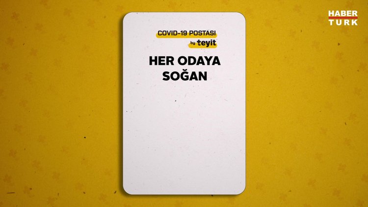 Odalara konulan soğan koronavirüsü engeller mi?