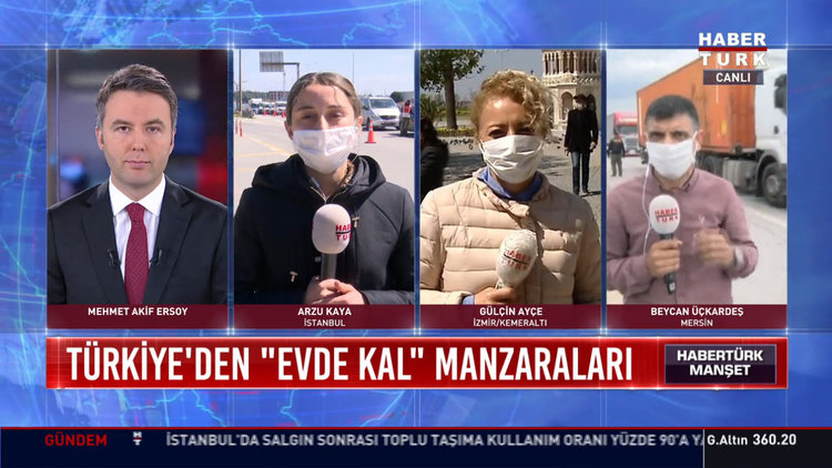 İstanbul 'Evdekal'dı!