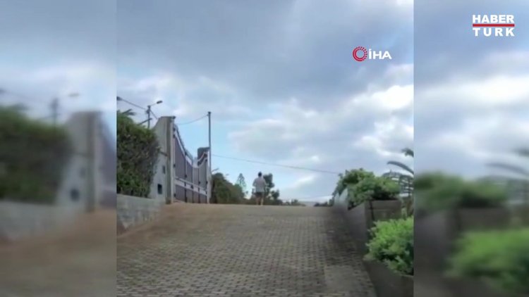 Cristiano Ronaldo, sevgilisi ile antrenmanlarını sürdürüyor