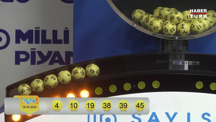 18 Nisan 2020 - Sayısal Loto sonuçları