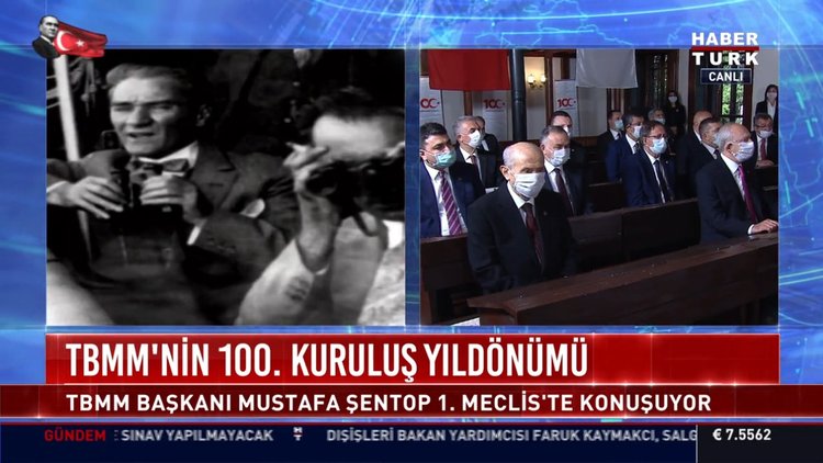 TBMM Başkanı Mustafa Şentop 1. Mecliste konuştu