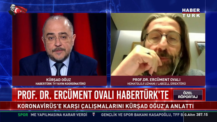 Prof. Dr. Ercüment Ovalı Habertürk'te