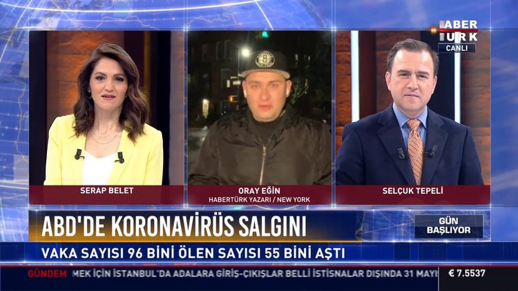 Habertürk yazarı Oray Eğin New York'tan aktardı