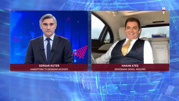 Denizbank Genel Müdürü Hakan Ateş Habertürk'e konuştu