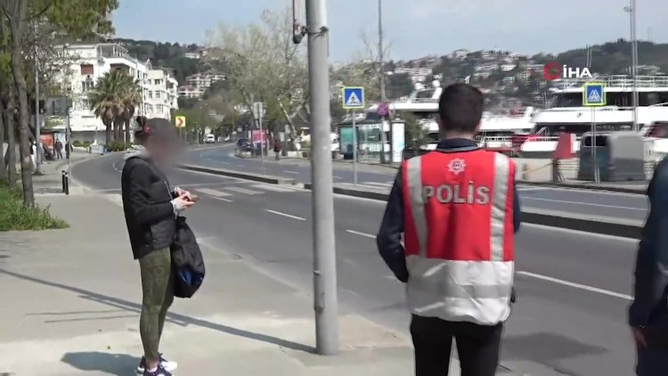 Sahilde yürüyüş yapan kadının ceza kesen polise söyledikleri şaşırttı