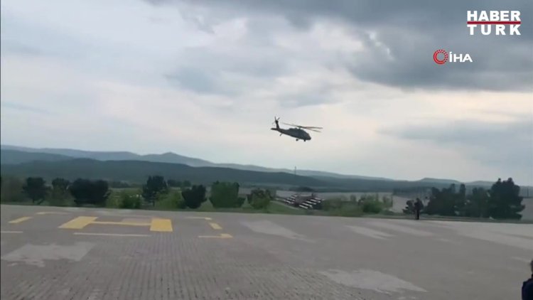 Teröristler helikopterin iniş bölgesi ile sığınakların girişlerine patlayıcı tuzaklamış