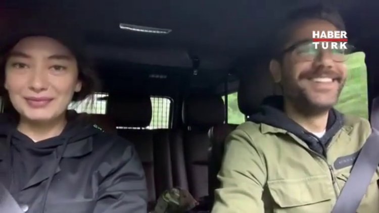 Kadir Doğulu ile Neslihan Atagül'den 'İyi haftalar' paylaşımı